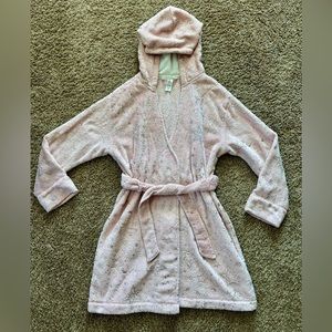 Girl’s Justice Pale Pink Plush Robe Size 16-18P